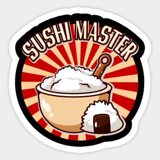 Sushi Master Japanese Cuisine Japan Chef Sticker